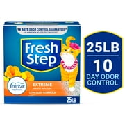 Fresh Step Scented Clumping Cat Litter with the Power of Febreze, Hawaiian Aloha, 25 lbs